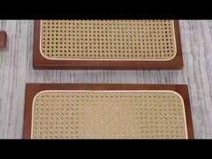 रेस्तरां तह आउटडोर भोजन कुर्सियों लकड़ी के फ्रेम रतन पक्ष